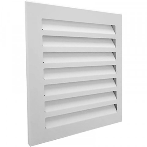 Встраиваемая декоративная решетка с фланцем для противопожарного клапана РКДМ-В